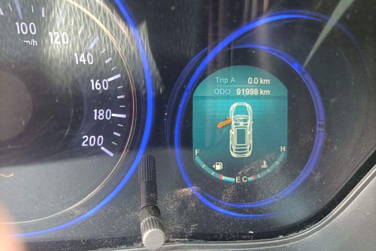 Used HYOSOW S3 2016 S3L 1.5L Manual Prestige Edition Odometer Close Up