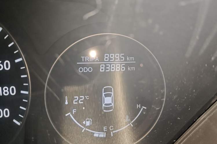 Used HYOSOW S3 2016 S3L 1.5L Manual Prestige Edition Odometer Close Up