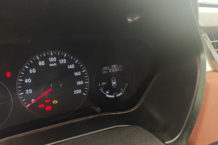 Used HYOSOW S3 2016 S3L 1.5L Manual Premium Edition Odometer Close Up