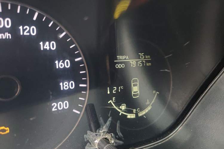 Used HYOSOW S3 2016 S3L 1.5L Manual Premium Edition Odometer Close Up