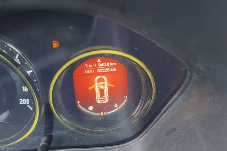 Used HYOSOW S3 2016 S3L 1.5L Manual Prestige Edition Odometer Close Up