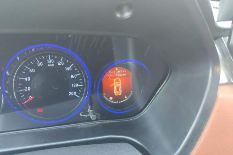 Used HYOSOW S3 2016 S3L 1.5L Manual Prestige Edition Odometer Close Up