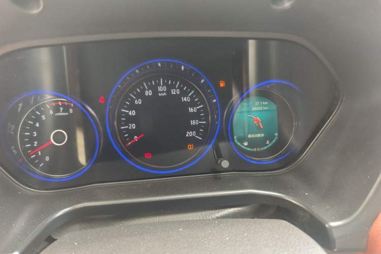 Used HYOSOW S3 2016 S3L 1.5L Manual Prestige Edition Odometer Close Up