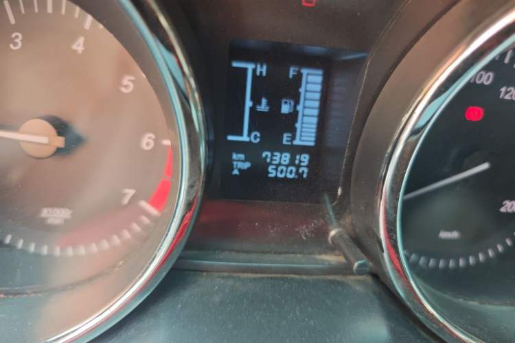 Used HYOSOW S3 2017 1.5L Manual Luxury Model Odometer Close Up
