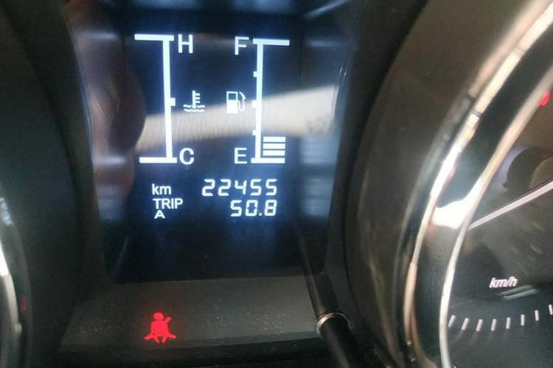 Used HYOSOW S3 2017 1.5L Manual Luxury Model Odometer Close Up