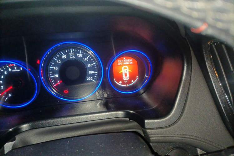 Used HYOSOW S5 2017 1.3T CVT Luxury Model Odometer Close Up