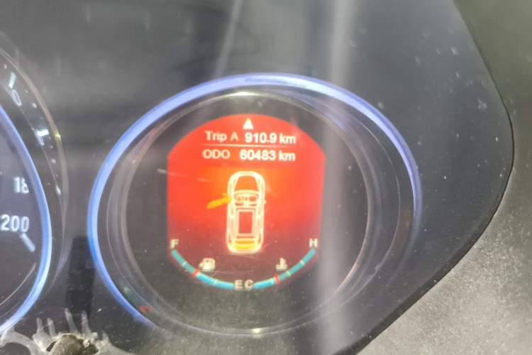 Used HYOSOW S5 2017 1.3T Manual Prestige Edition Odometer Close Up