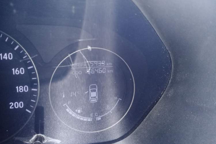 Used HYOSOW S5 2017 1.3T Manual Luxury Model Odometer Close Up