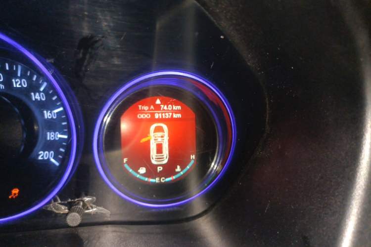 Used HYOSOW S5 2017 1.3T CVT Luxury Model Odometer Close Up