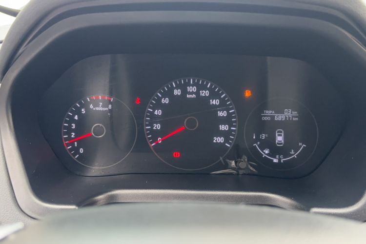 Used HYOSOW S5 2017 1.3T Manual Luxury Model Odometer Close Up