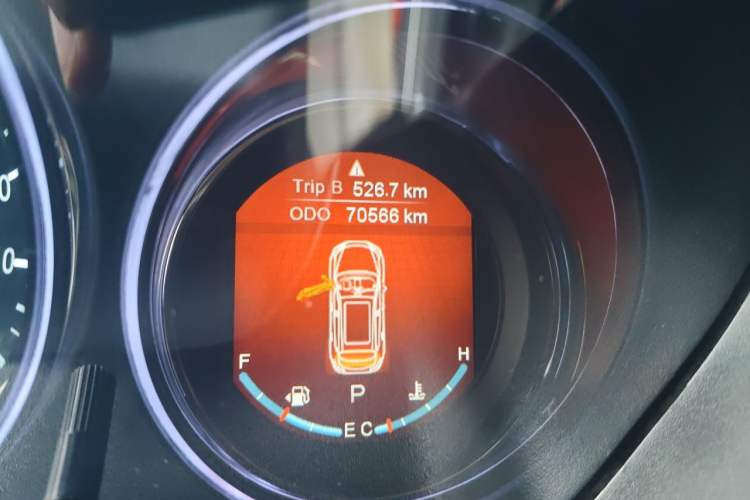 Used HYOSOW S5 2017 1.3T CVT Luxury Model Odometer Close Up