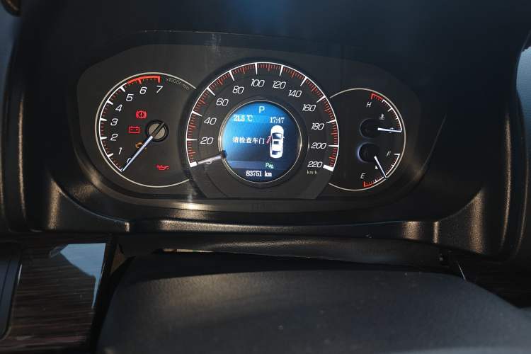 Used HYOSOW S6 2016 1.5T CVT Enjoyment Model Odometer Close Up