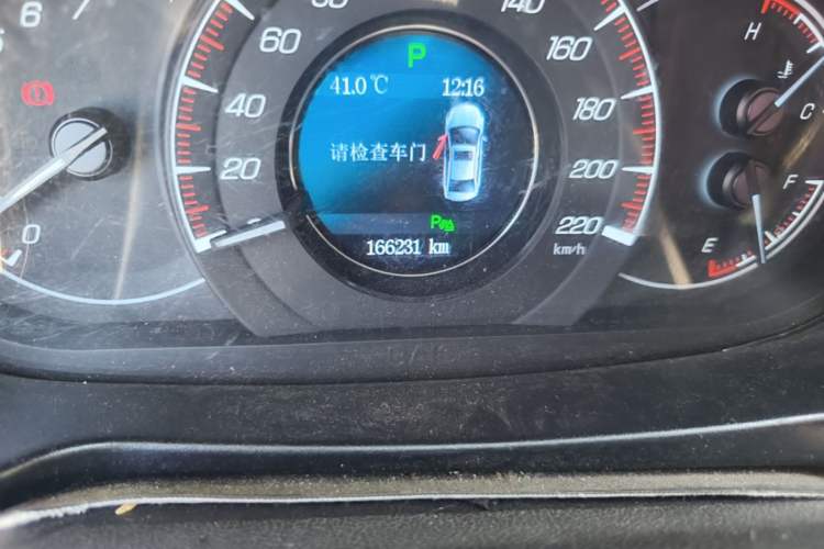 Used HYOSOW S6 2016 1.5T CVT Enjoyment Model Odometer Close Up