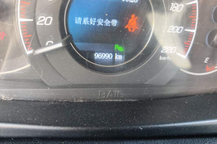 Used HYOSOW S6 2016 1.5T Manual Leading Model Odometer Close Up