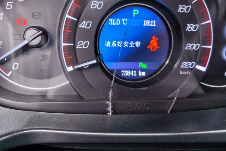 Used HYOSOW S6 2017 1.5T CVT Enjoyment Model Odometer Close Up