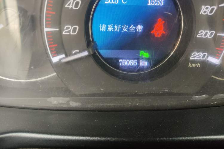 Used HYOSOW S6 2017 1.5T CVT Enjoyment Model Odometer Close Up