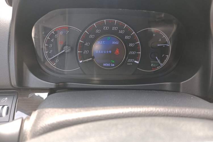 Used HYOSOW S6 2017 1.5T CVT Enjoy Edition Odometer Close Up