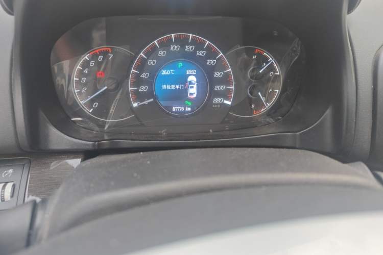 Used HYOSOW S6 2017 1.5T CVT Enjoyment Model Odometer Close Up