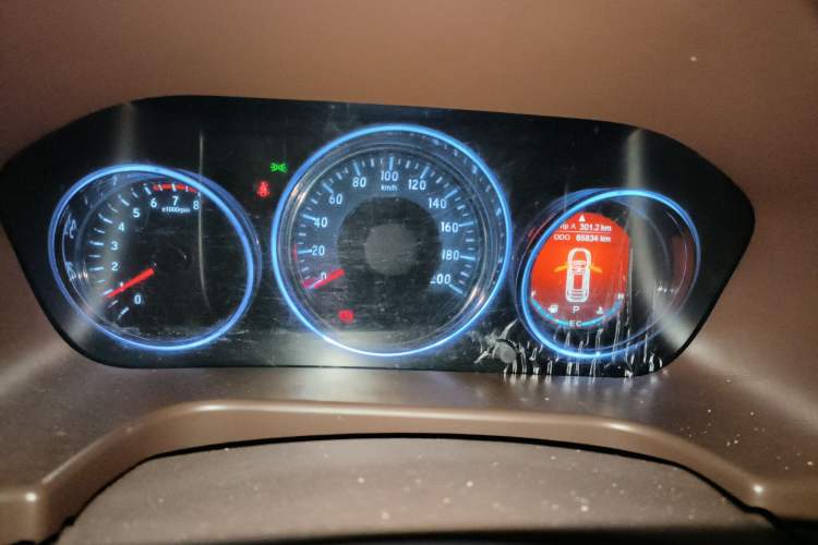 Used HYOSOW S7 2018 1.5T Automatic Premium Edition Odometer Close Up