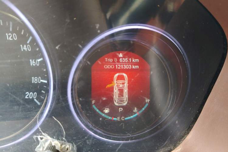 Used HYOSOW S7 2018 1.5T Automatic Premium Edition Odometer Close Up