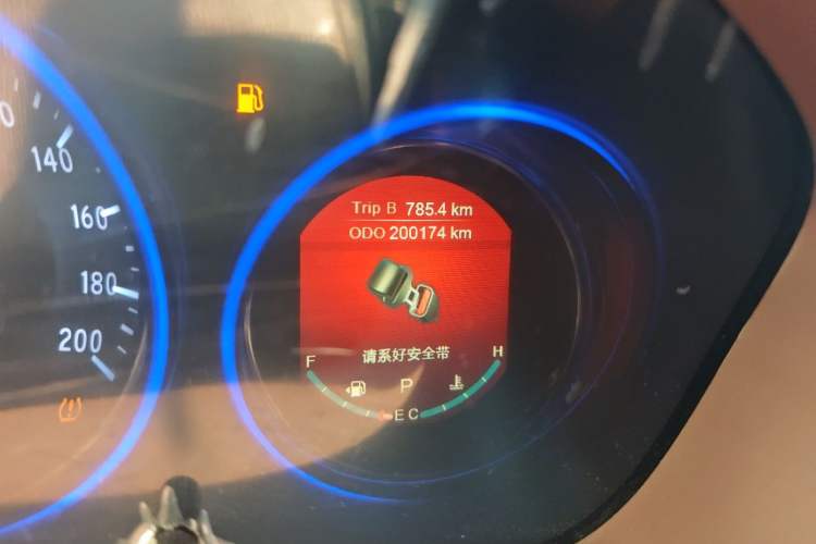 Used HYOSOW S7 2018 1.5T Automatic Prestige Edition Odometer Close Up