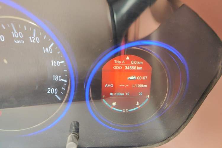 Used HYOSOW S7 2018 1.5T Manual Premium Edition Odometer Close Up