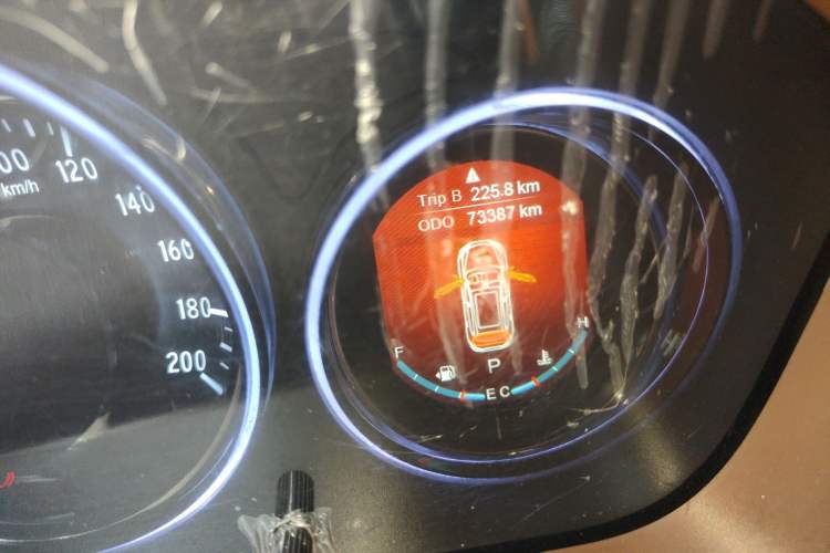 Used HYOSOW S7 2018 1.5T Automatic Prestige Edition Odometer Close Up