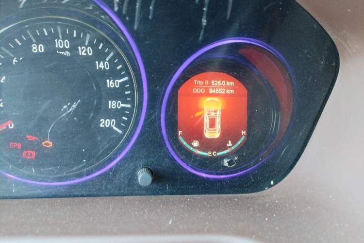 Used HYOSOW S7 2018 1.5T Manual Premium Edition Odometer Close Up