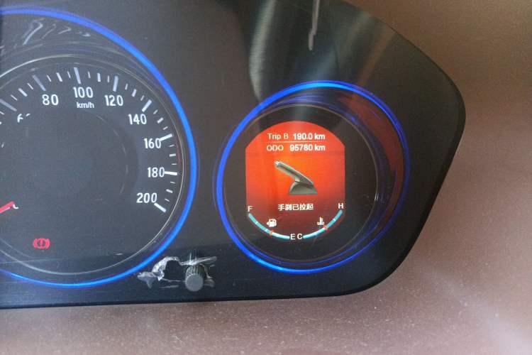 Used HYOSOW S7 2018 1.5T Manual Premium Edition Odometer Close Up