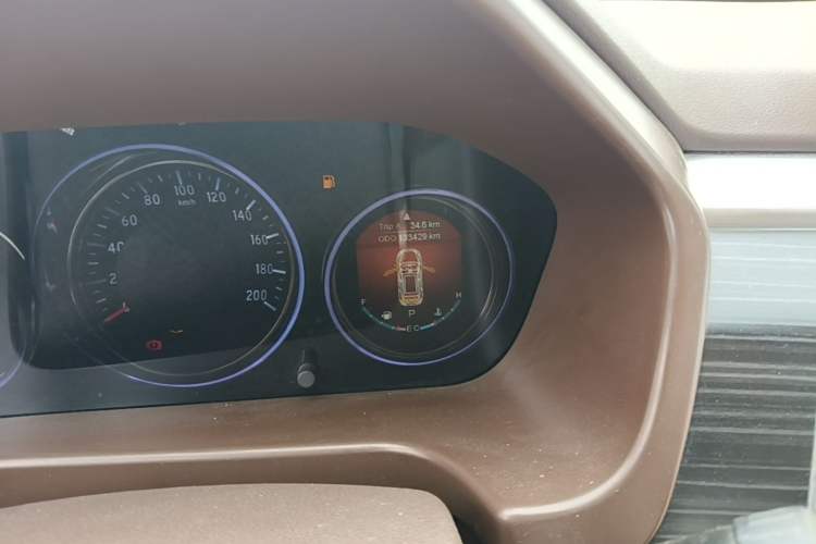 Used HYOSOW S7 2018 1.5T Automatic Premium Edition Odometer Close Up