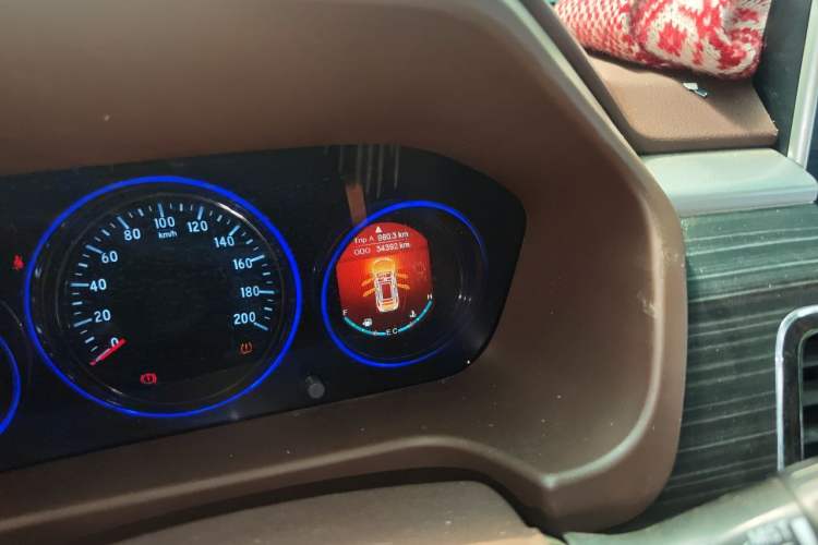 Used HYOSOW S7 2018 1.5T Manual Premium Edition Odometer Close Up