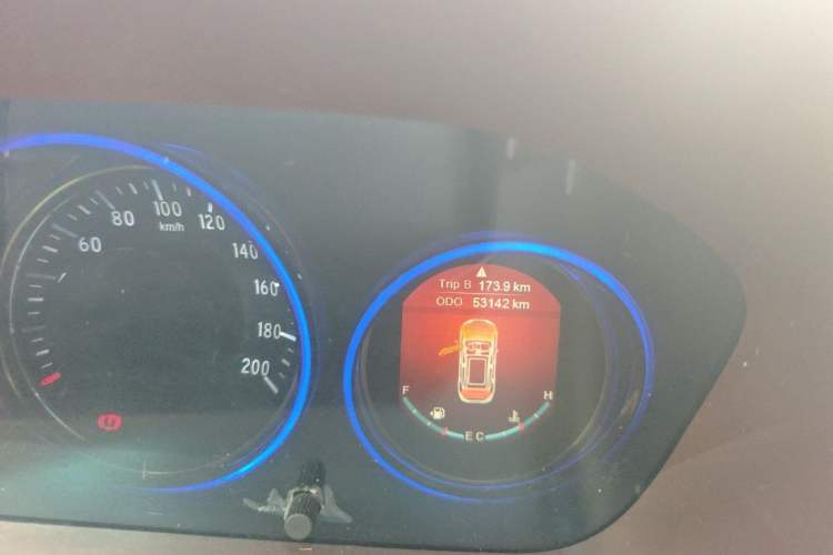 Used HYOSOW S7 2018 1.5T Manual Premium Edition Odometer Close Up