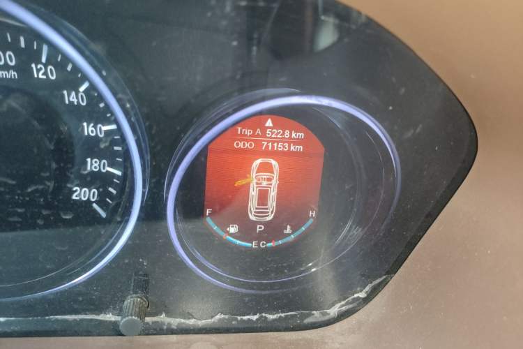 Used HYOSOW S7 2018 1.5T Automatic Premium Edition Odometer Close Up