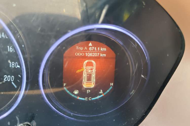 Used HYOSOW S7 2018 1.5T Automatic Premium Edition Odometer Close Up