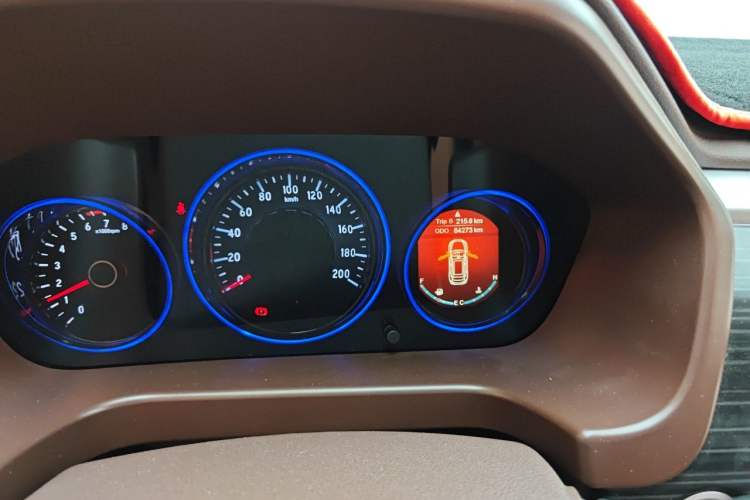 Used HYOSOW S7 2018 1.5T Manual Premium Edition Odometer Close Up