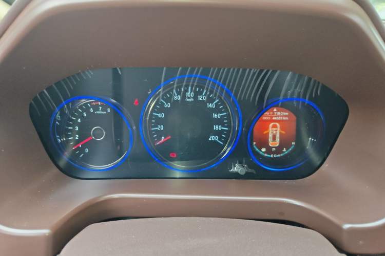 Used HYOSOW S7 2018 1.5T Automatic Prestige Edition Odometer Close Up