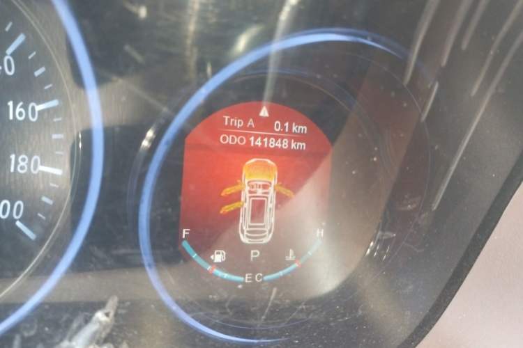 Used HYOSOW S7 2018 1.5T Automatic Premium Edition Odometer Close Up