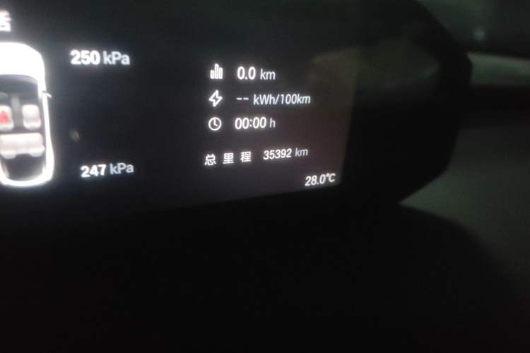 Used Hyptec GT 2023 Rear-Drive Ultra-Charging 7-Wing Edition Odometer Close Up