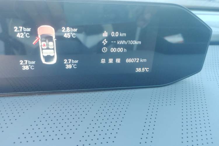 Used Hyptec GT 2023 560 Rear-Drive Seven-Wing Edition Odometer Close Up