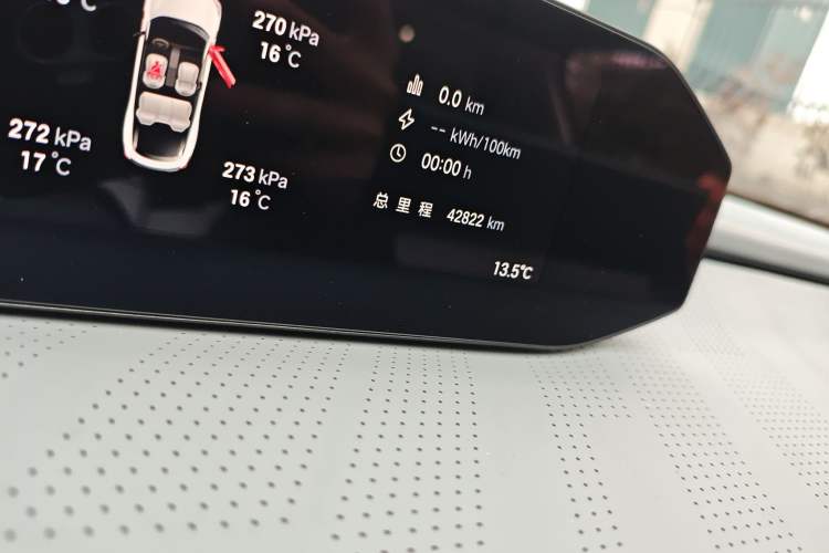 Used Hyptec GT 2023 560 Rear-Drive Seven-Wing Edition Odometer Close Up