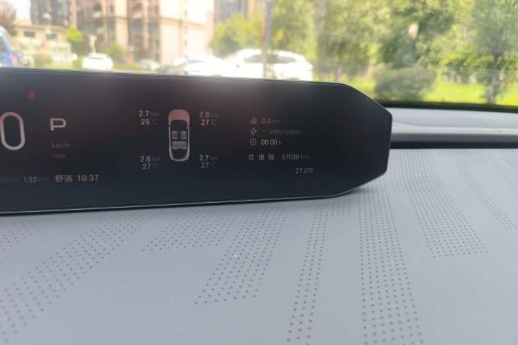 Used Hyptec GT 2023 Rear-Drive Ultra-Charging 7-Wing Edition Odometer Close Up