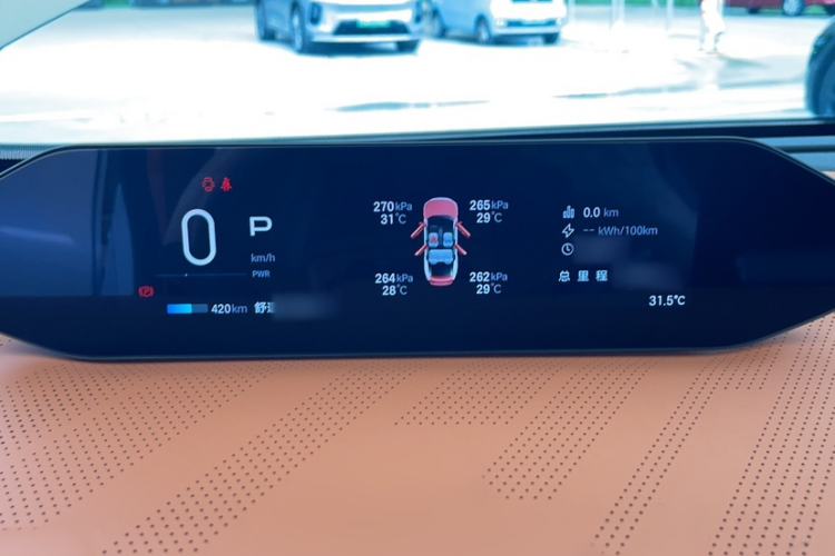 Used Hyptec GT 2024 Global Model 710 Ultra-High-Voltage LiDAR Edition Instrument Cluster