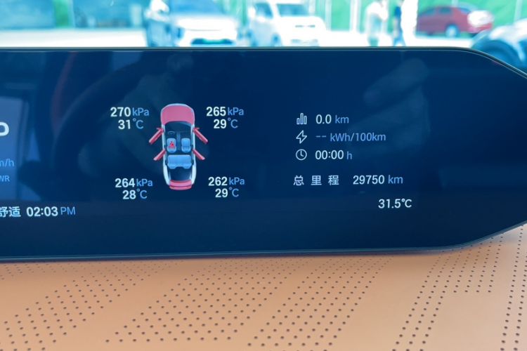 Used Hyptec GT 2024 Global Model 710 Ultra-High-Voltage LiDAR Edition Odometer Close Up