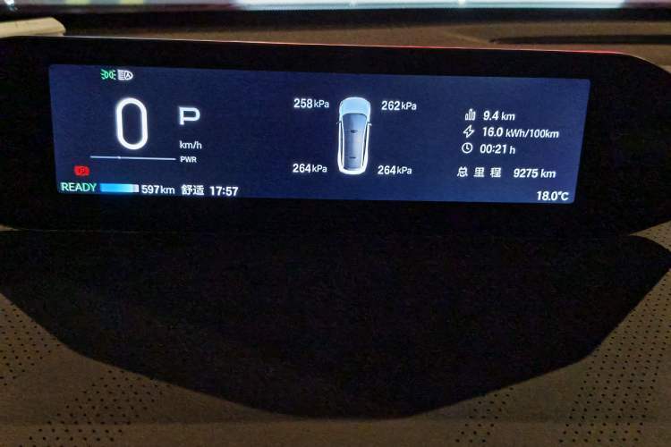 Used Hyptec GT 2024 Global Model 710 Ultra-High-Voltage LiDAR Edition Odometer Close Up
