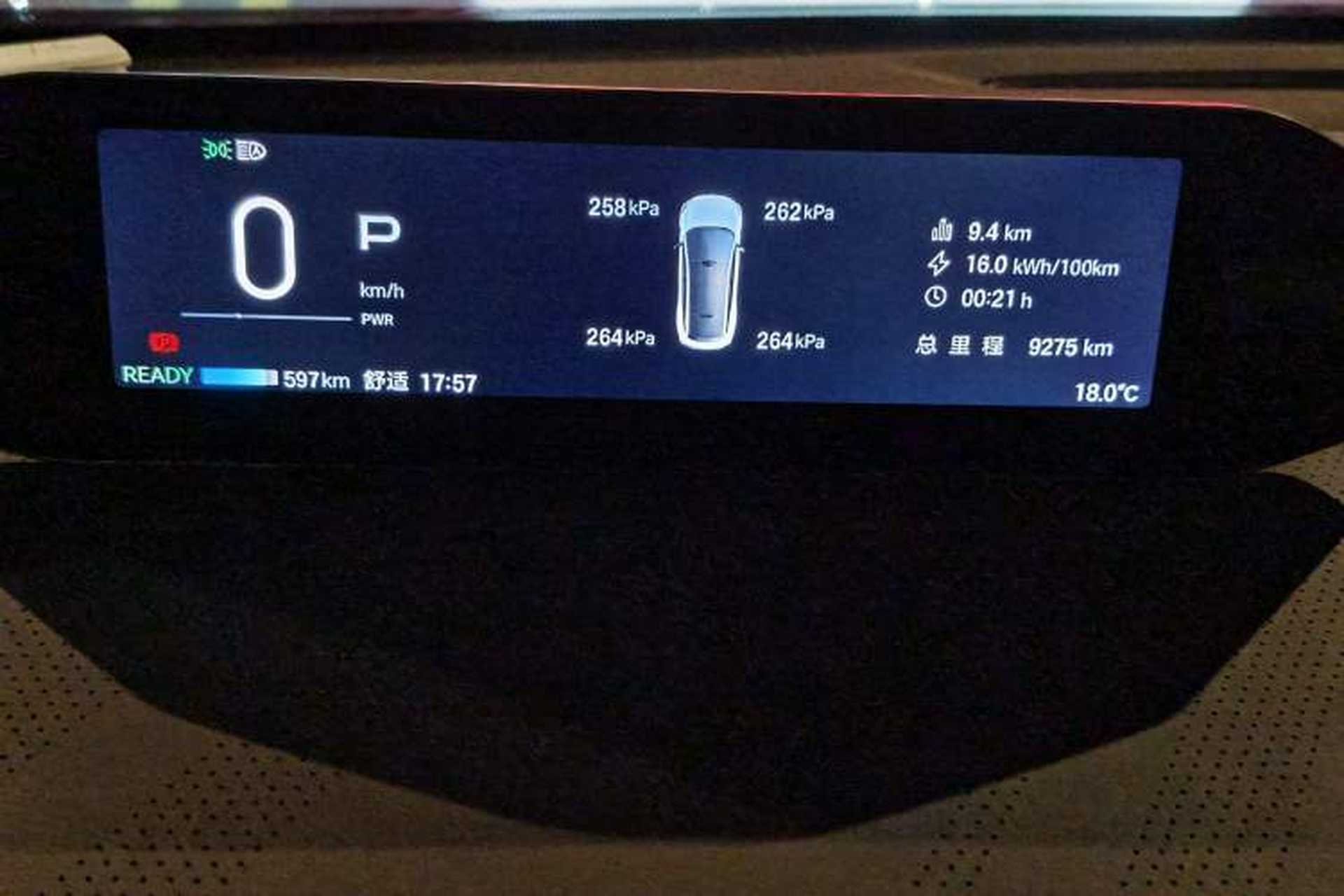 Used Hyptec GT 2024 Global Model 710 Ultra-High-Voltage LiDAR Edition Odometer Close Up