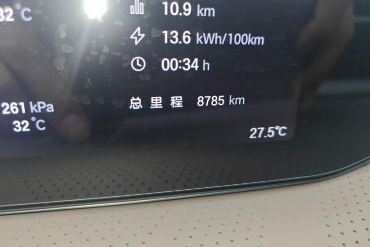 Used Hyptec GT 2024 Global Model 710 Ultra-High-Voltage LiDAR Edition Odometer Close Up