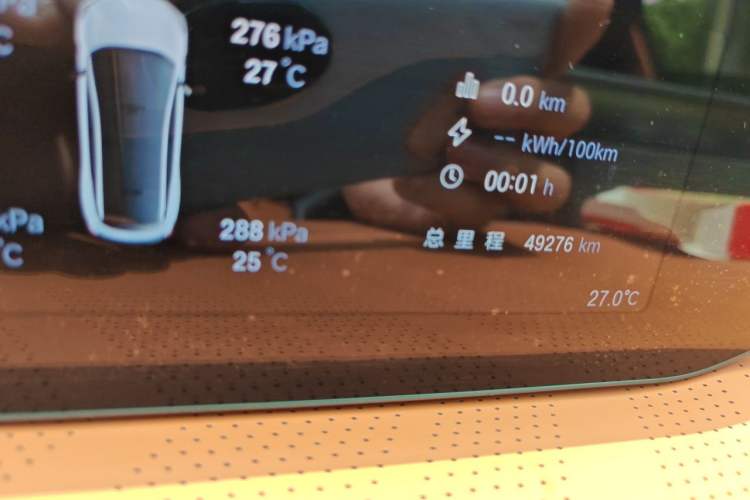 Used Hyptec GT 2024 Global Model 710 Ultra-High-Voltage LiDAR Edition Odometer Close Up