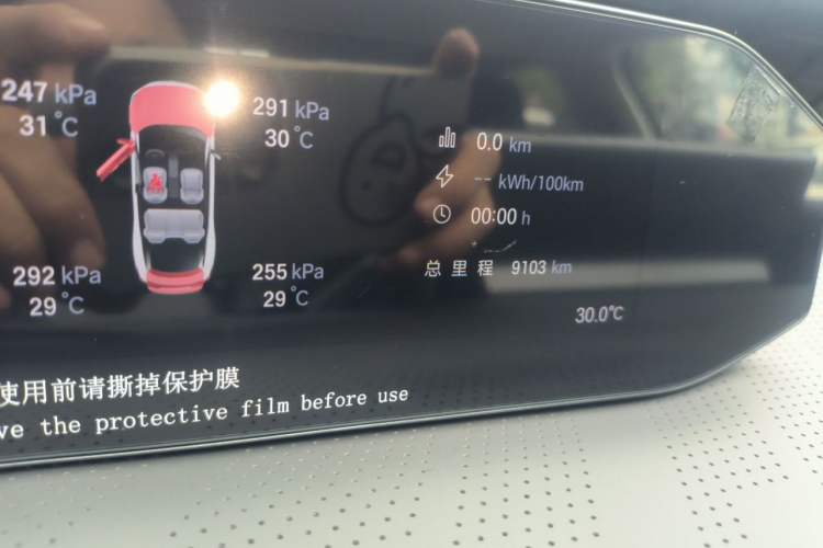 Used Hyptec GT 2025 710 Max Edition Odometer Close Up