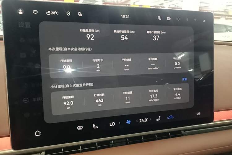 Used Hyptec Haval A800 2026 Model Smart Prestige Edition Instrument Cluster