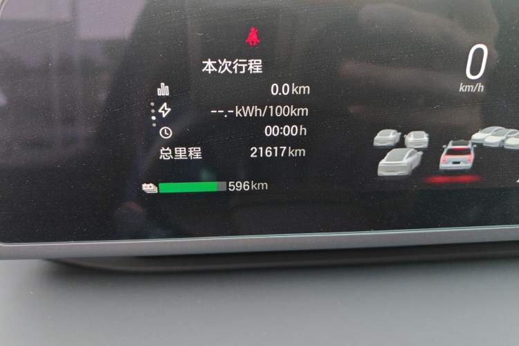 Used Hyptec HL 2025 700 Ultra Six-Seater All-Wheel-Drive LiDAR Version Odometer Close Up